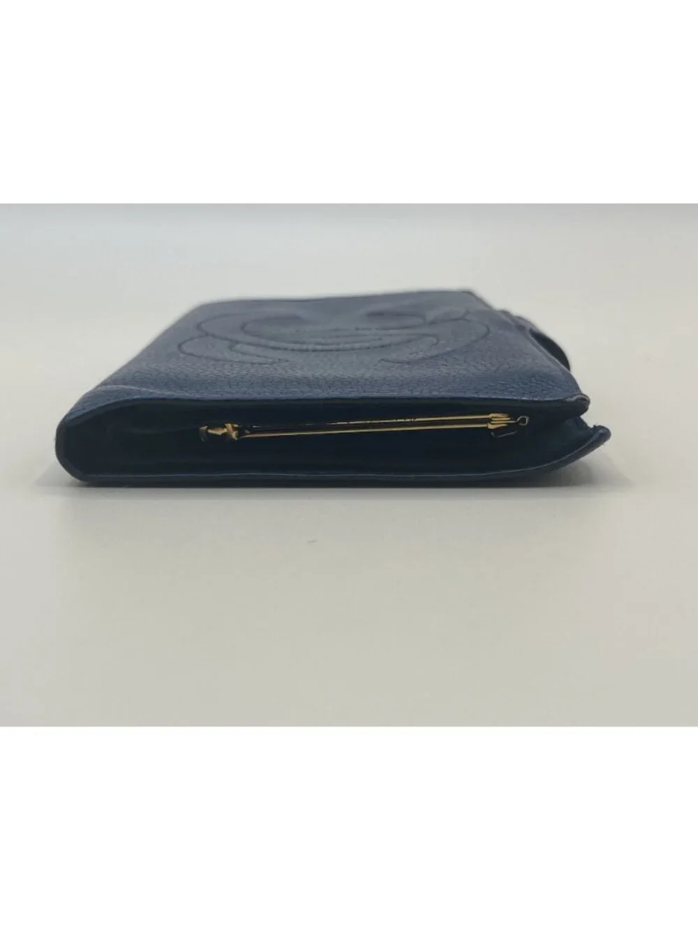Chanel Timeless CC Long Bifold Wallet Black Caviar Leather Serial Sticker Snap T